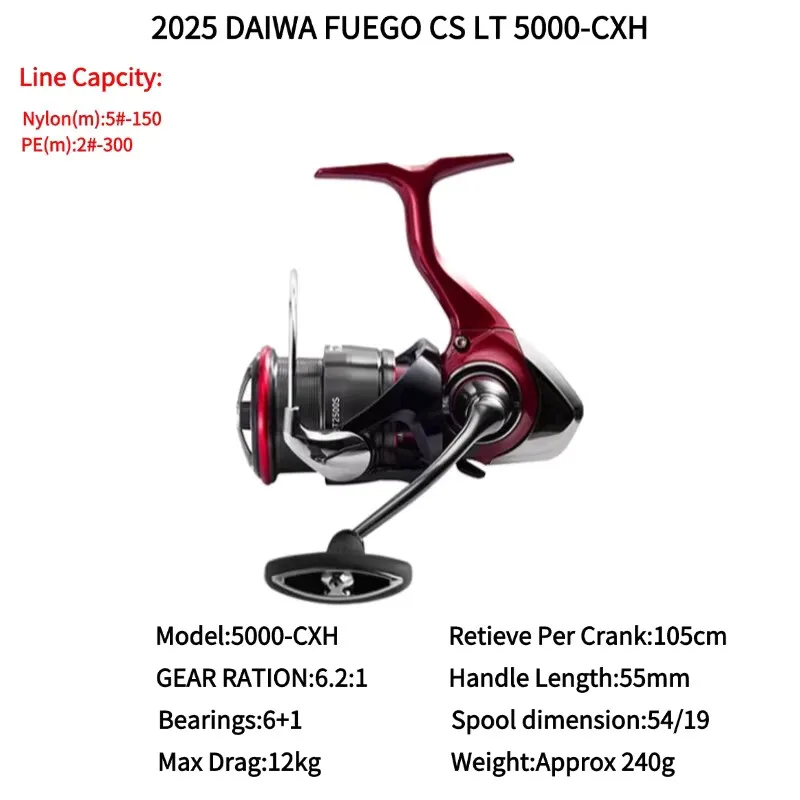 海外モデル 2025 DAIWA FUEGO CS LT 4000-CXH S2114b56bb82043b881876365414c6