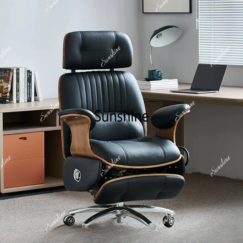 Simple boss computer chair home comfort sedentary engineering reclining high-end seat