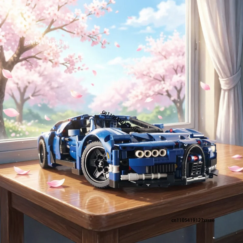 Hot MOC Super Sports Racing Car Model Building Blocks DIY Technical Vehicle Compatible 42083 Bricks Assemble Toys Kids Gifts