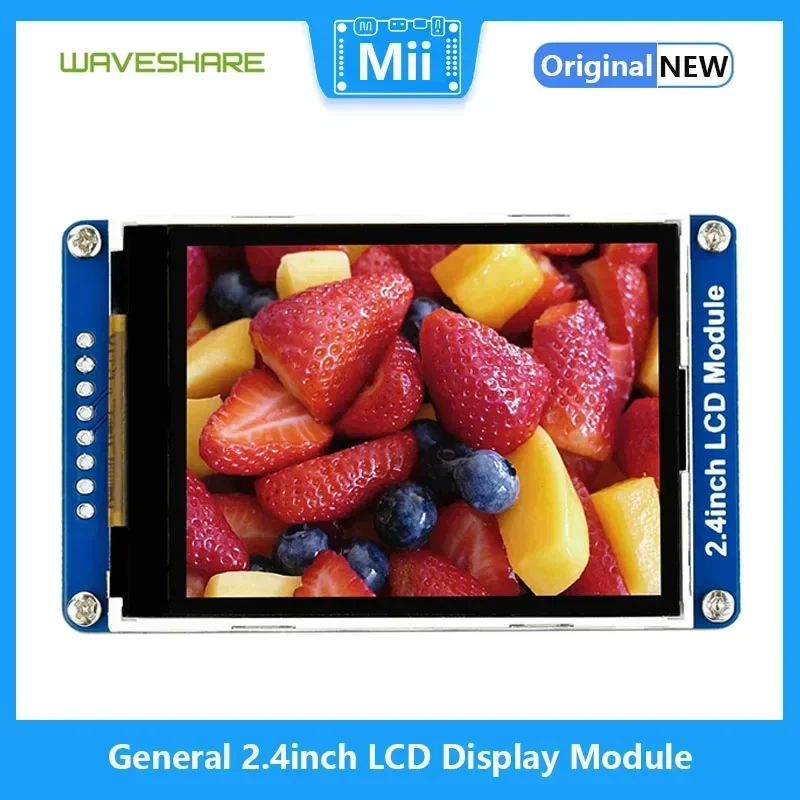 Écran LCD général Waveshare pour Raspberry Pi, technologie RVB 65K, couleurs RVB, résolution 2.4 × 240, éventuelles I, 320 pouces, nouveau