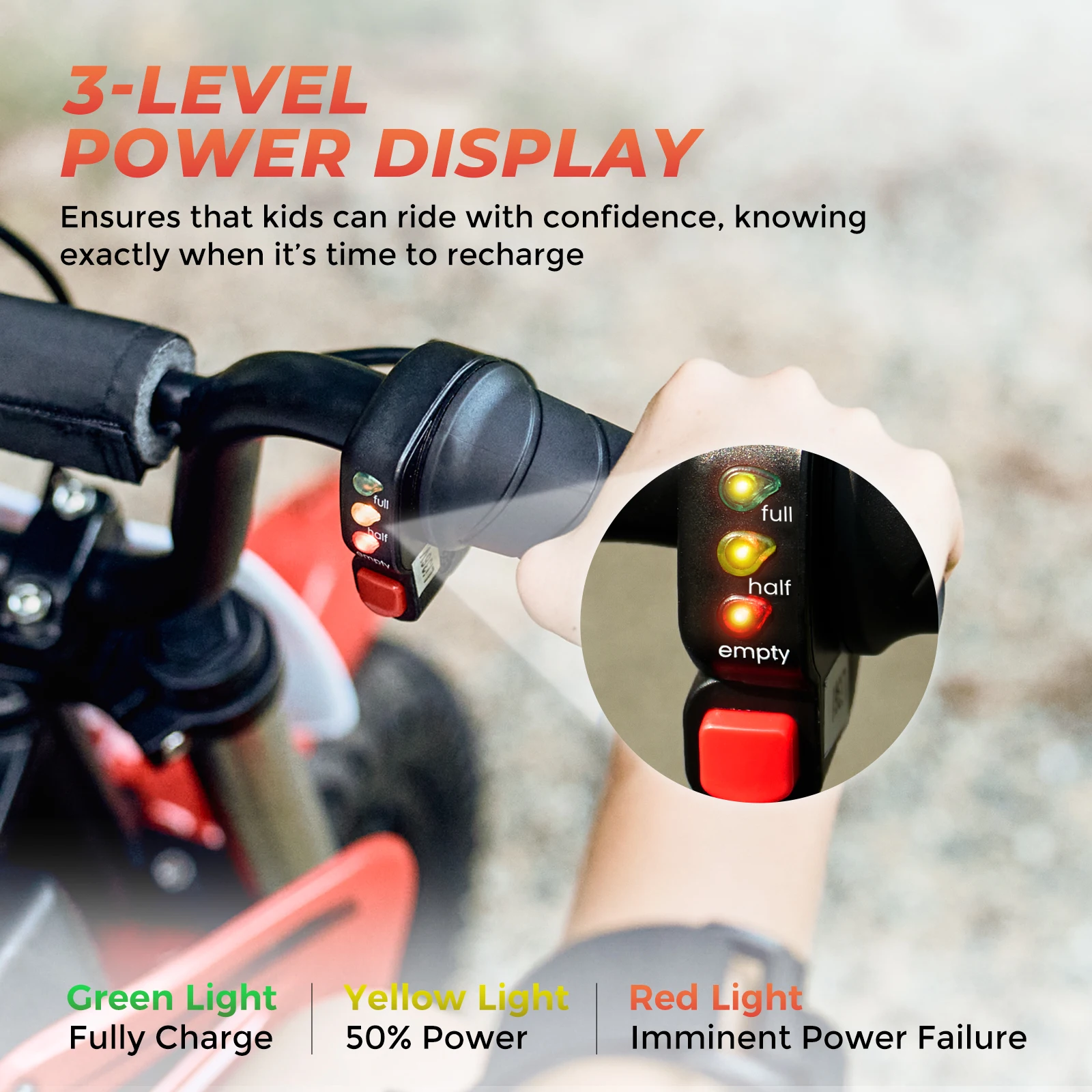 Children's Electric Bike Suitable For Teenagers Over 6 Years Old 350W Motor Top Speed 15.5Mph Range 14Mile Load 164Ibs Safe New