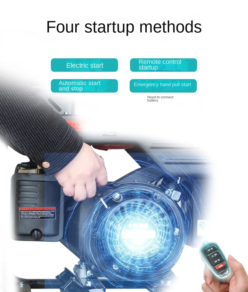 Silent 24V Parking AC Unit,Small DC Inverter Generator for Truck,Frequency Conversion Self Start-Stop Diesel Vehicle