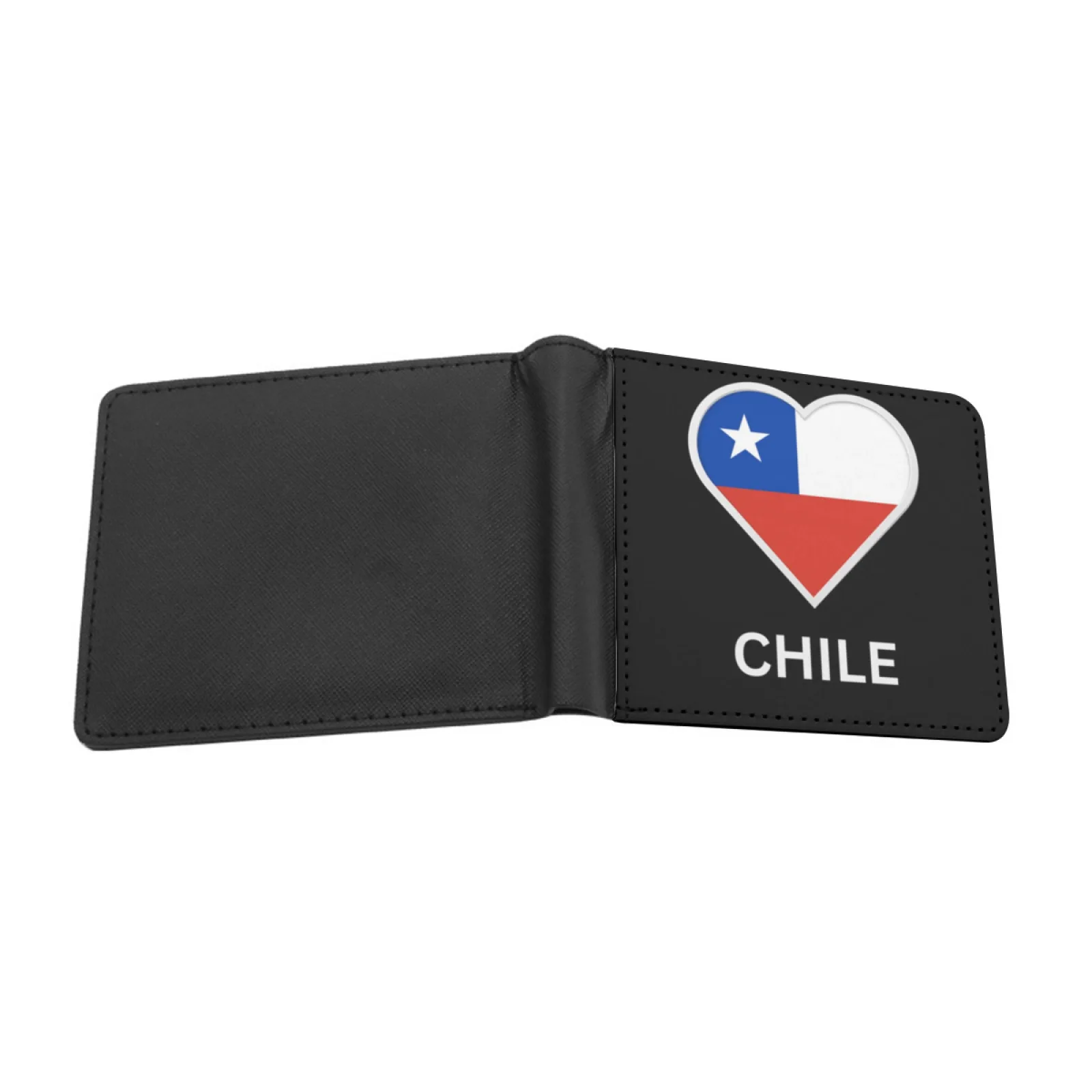 Chile Flag Design Inspired Of Pedro Pascal Shirt Men Leather Wallet Credit Card/Id Holders Inserts Money Bag Male Short Purses