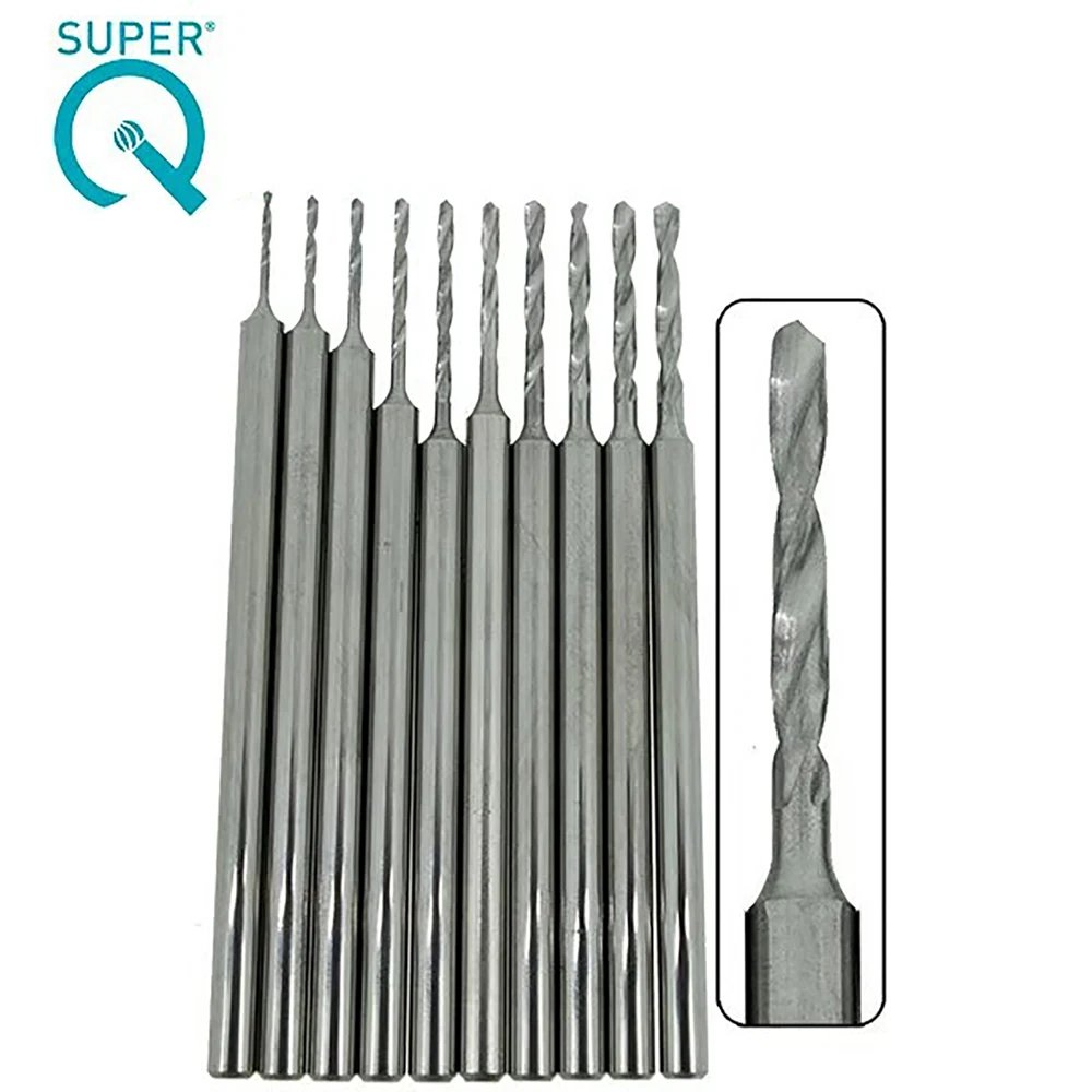SUPER Q 58MD Tungsten Carbide Drills Set 0.5mm - 1.4mm Finest Quality Hard Metal Jewellery Drills for Holes Drilling