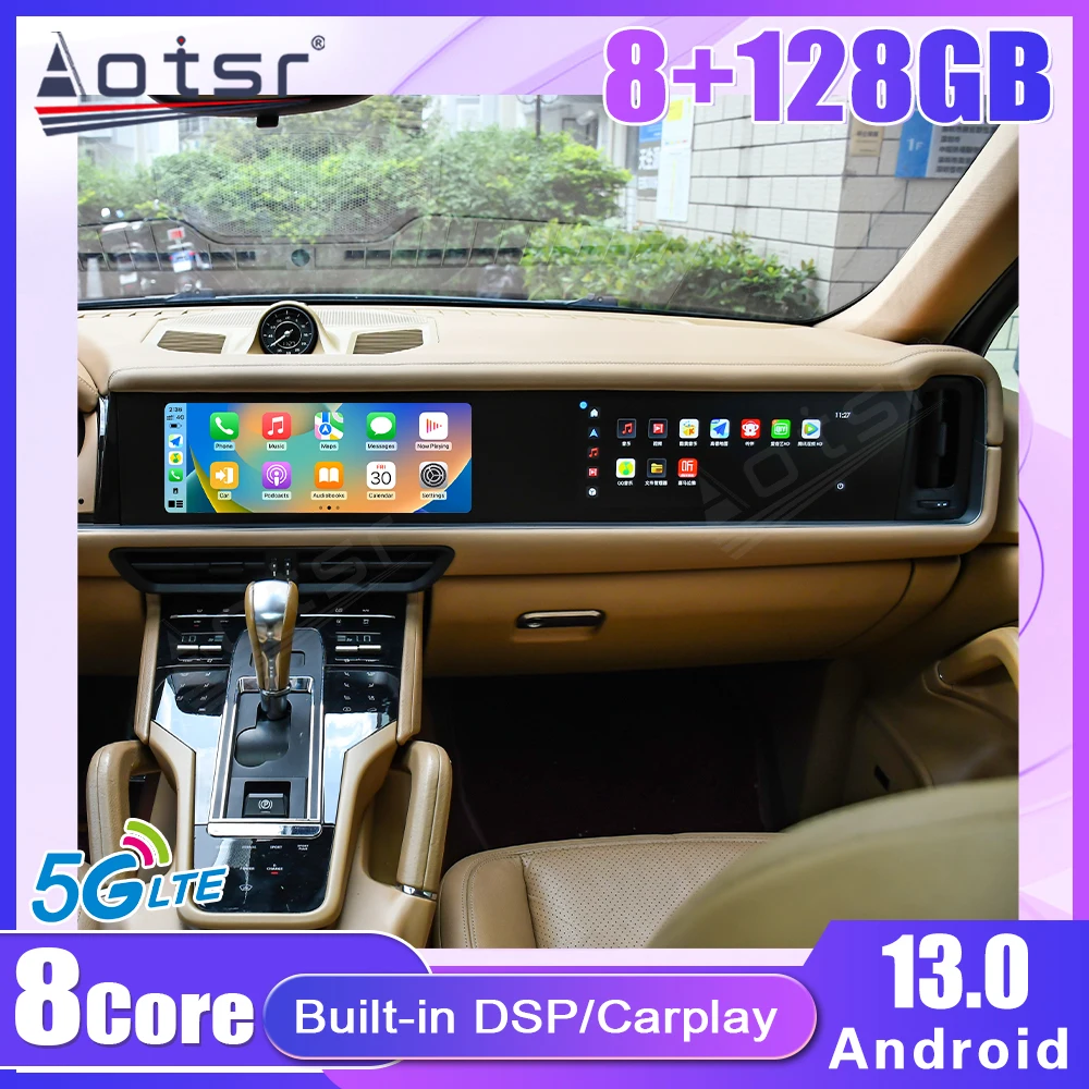 A complete set of Upgrade 2024 new screen For Porsche Cayenne 2010 - 2017 Car Radio Auto Stereo GPS Co-pilot Multimedia Head