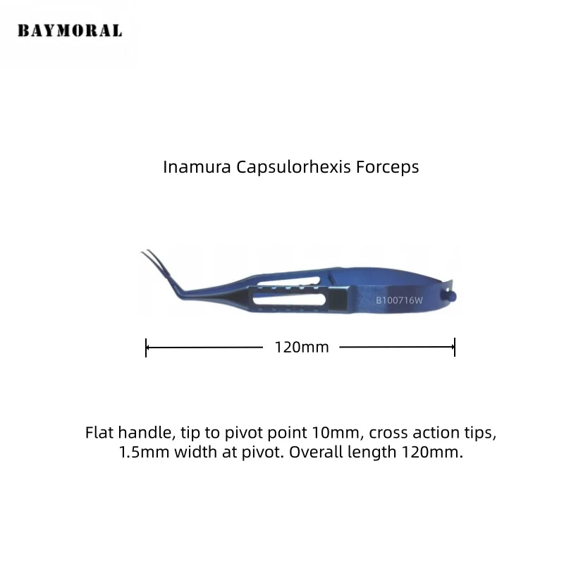 Inamura Capsulorhexis Forceps Inamura Capsulorhexis Forceps titanium