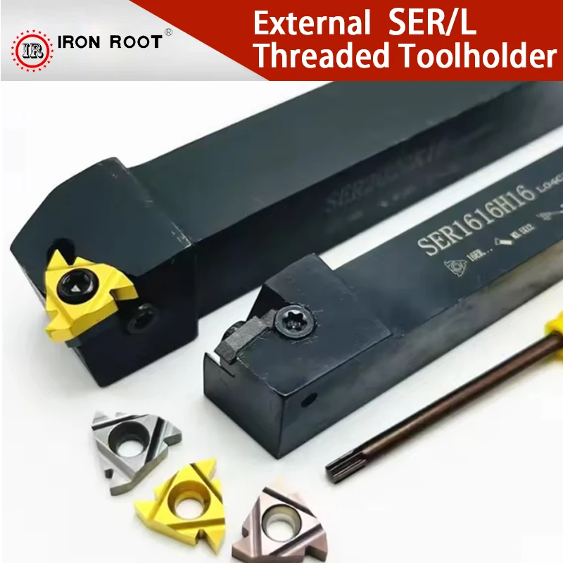 

1PCS SER/L1010H11 1212H11 1616H11 External Thread Turning Tool Holders Lathe Cutter bar CNC tool Holder Cnc Holder Lathe Cutte