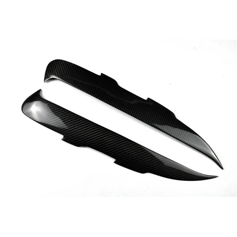 

Car Front Headlight Eyebrow Head Light Eyelid Eyebrow Carbon Fiber Trim For Mazda MX-5 Miata MX5 2005-2014-M53K