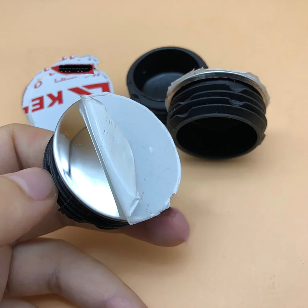2-20pcs Plastic Tube Inserts 16-60mm Black End Caps Round Pipe Blanking Plugs Floor Bumper Feet for Table Chair Steel Legs