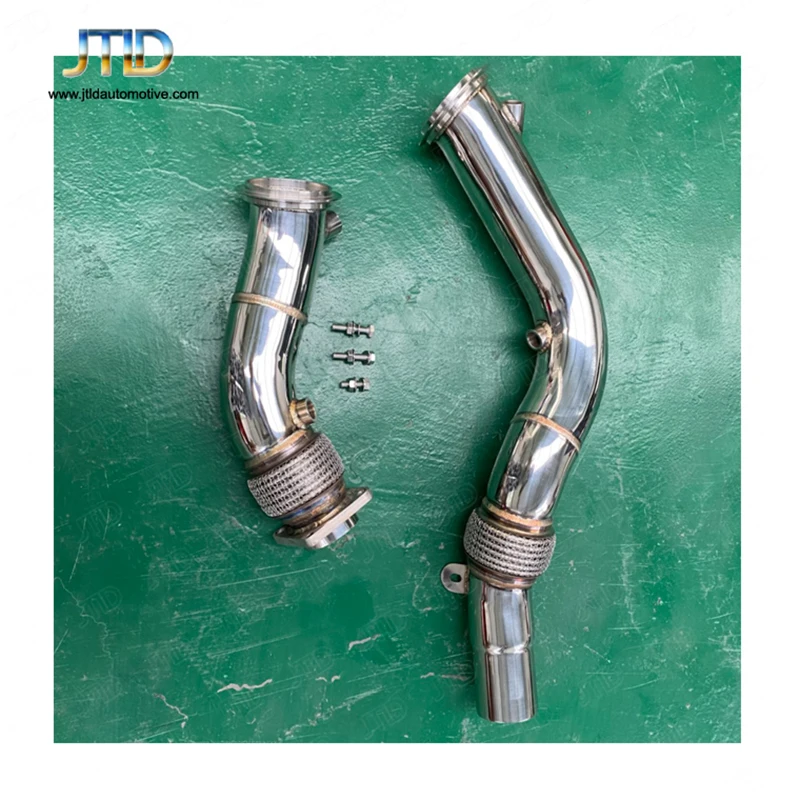 JTLD High Performance Stainless Steel Straight pipe For BMW F80 M3 F82 M4 F8X Catless Exhaust Downpipe