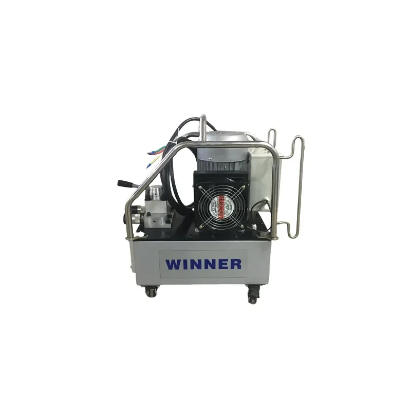 700 Bar Manual Control Electric Hydraulic Pump Single Action and Dual Action Smart Cooling System
