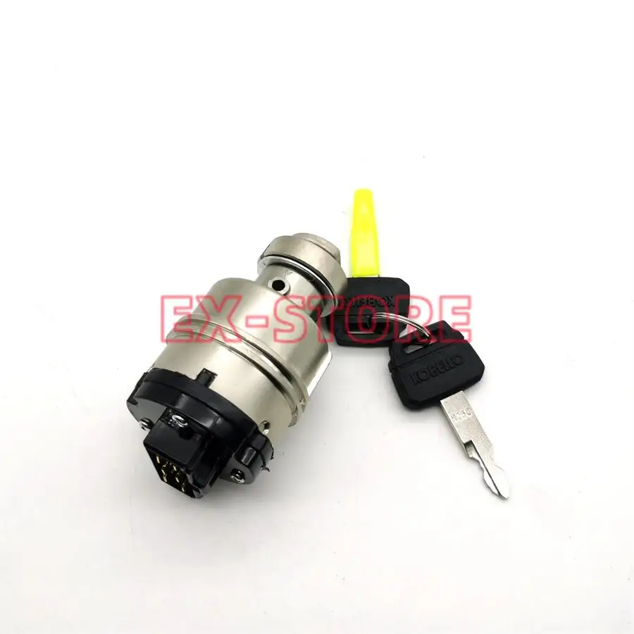 YN50S00026F1,IGNITION SWITCH Kobelco SK60/SK75/SK140/SK135/SK200/SK210/SK250/SK230/SK330SK260/SK350/SK450/SK480/SK120/SK160