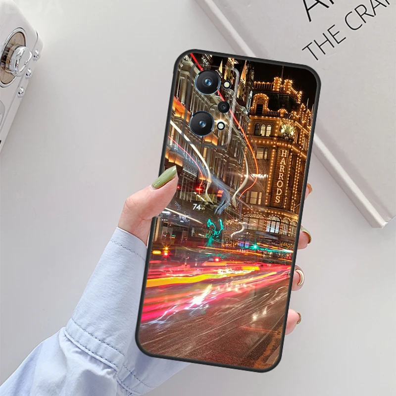 هارودز فتاة التسوق ل Realme C67 C61 C75 C55 C53 C51 C21Y C25S GT 6 6T 5 GT7 Pro 10 11 12 13 14 Pro Plus Case