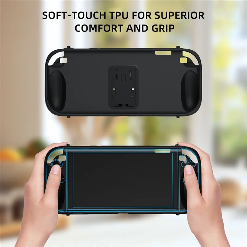 B24B Für Nintendo Switch 2 Handheld Konsole Fall Split Typ Zurück Abdeckung Mit Ständer Anti-Scratch Spiel