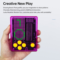 Pixel Gamer Pocket Gamer Puzzle Gamer DIY Kit  51 Microcontroller Electronic Circuit Teaching Experiment Soldering Practice Kit