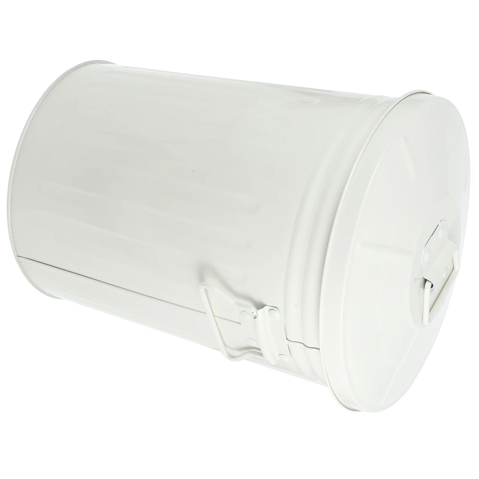 

Железный металлический мусорный бак, круглый мусорный бак большой емкости, кухня, офис, ванная комната, уличная толстая мусорная корзина, прочный подшипник