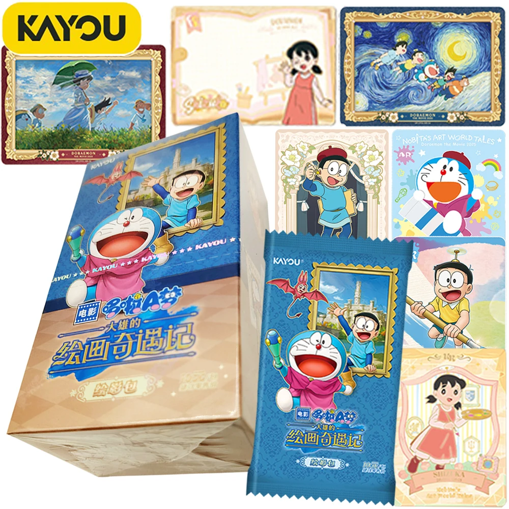 

Оригинальная коллекционная карта Kayou Doreamon, комедийная приключенческая карта с персонажем японской анимации, поощрительная детская забавная карта на день рождения