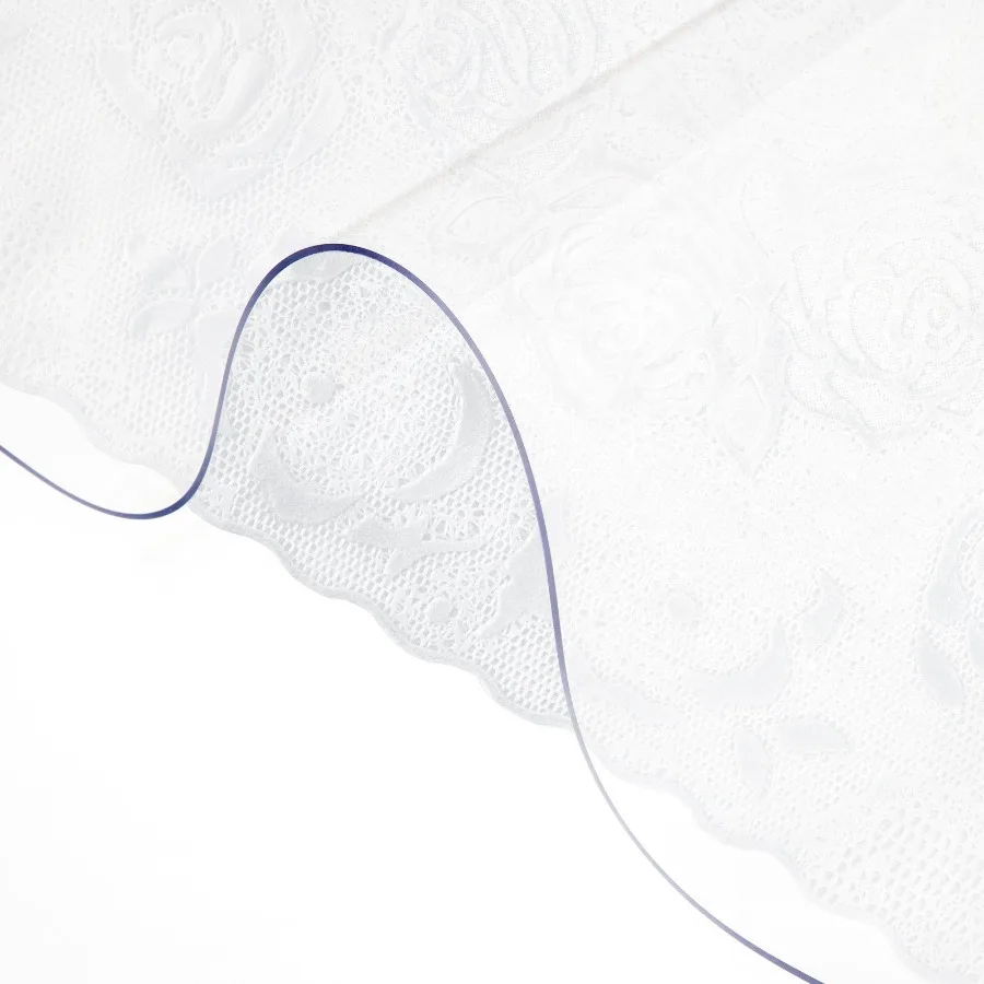 

Plastic Table Cover 40 x 72 Inch 1.5 mm Thick Clear Table Protector Rectangle Clear Desk Mat Waterproof Easy Cleaning for Offi