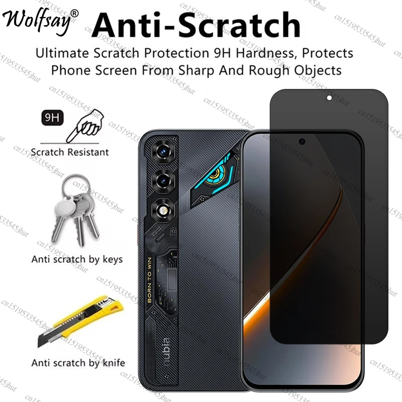Anti-Spy-Schutzglas für ZTE nubia Neo 5, Sichtschutzfolie für ZTE nubia Neo 5 Pro, Glas für ZTE nubia Neo 5 – Detail 2