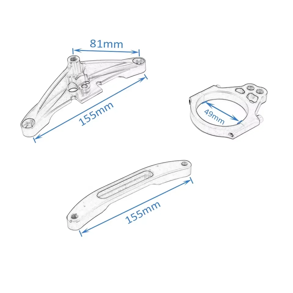 Steering Damper Motorcycle Accessories Bracket Set Stabilizer Linear Dampers Mounting Support Fit For Yamaha FZ1 FAZER 2006-2015
