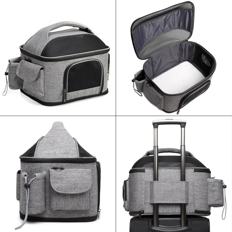 

Portable Large Capaci Bag for Traveling Outdoors Suitable for Two s Warm for Autumn And Winter Ideal Pet Bag for Mai...