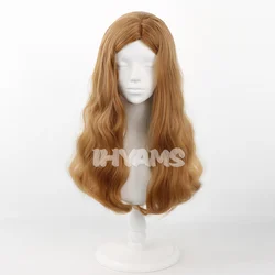 Women Blonde Wigs Cosplay 65cm Wavy Long Synthetic Hair Heat Resistant Fiber