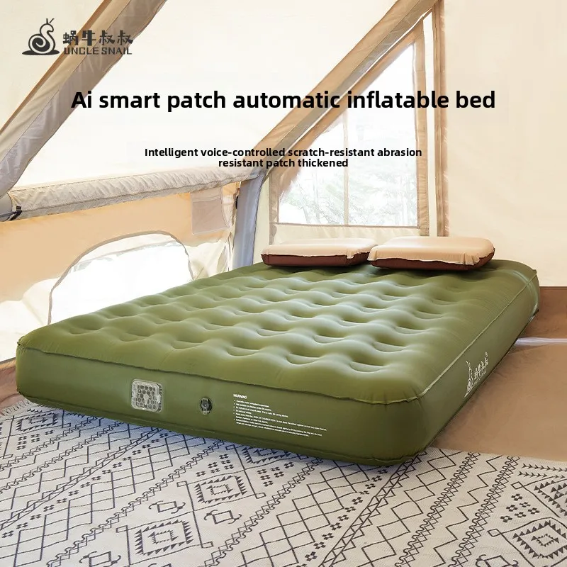 سرير قابل للنفخ برقعة درع جديدة من العم سنايل، سجادة نوم للتخييم في الهواء الطلق، Ai الذكية #2