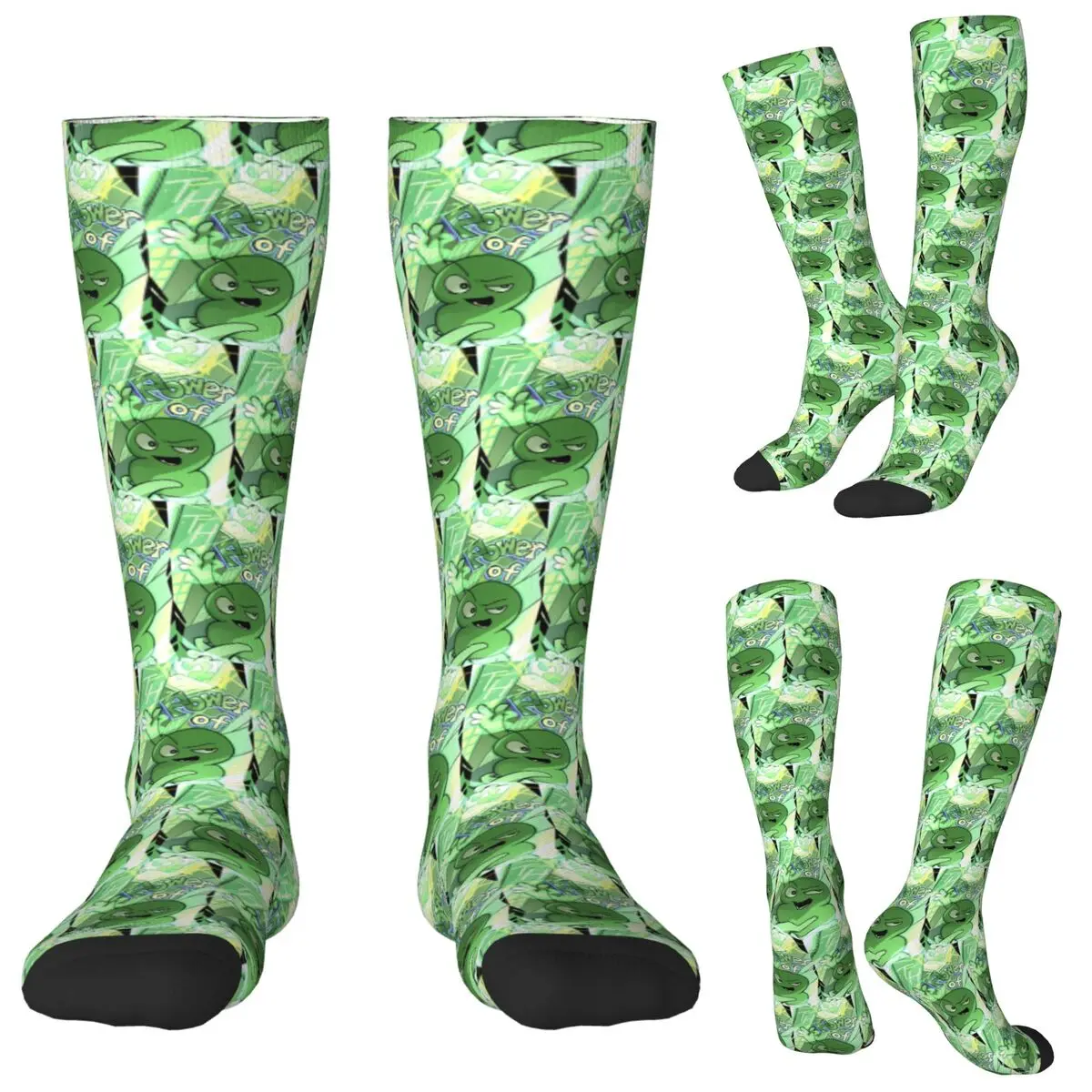 

BFDI Socks Harajuku Stockings All Season Long Socks Accessories for Unisex Birthday Present