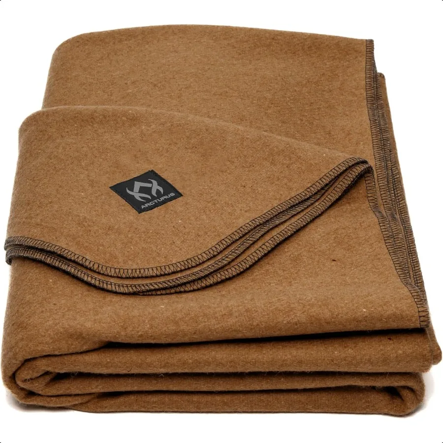 

Военное шерстяное одеяло, теплое, толстое, моющееся, отлично подходит для кемпинга, стадиона, одеяло для пикников, путешествий, автомобиля, наборы для выживания Bushcraft