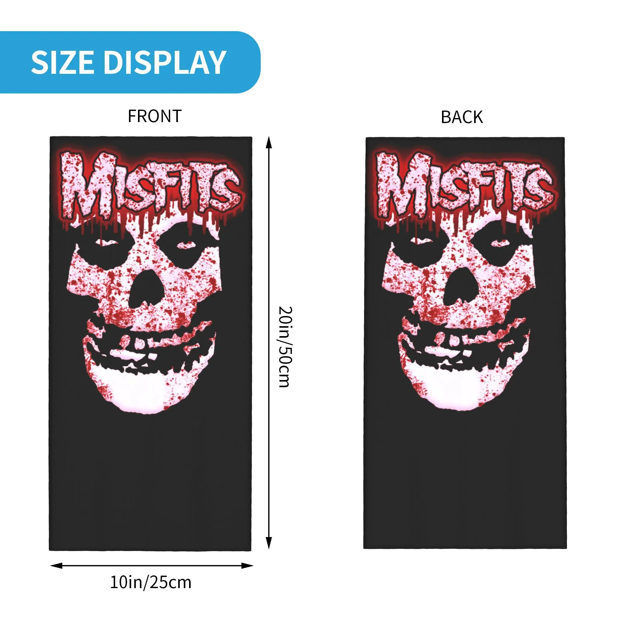 غير أسوياء الجمجمة باندانا غطاء الرقبة المطبوعة التفاف وشاح دافئ عقال الجري للجنسين الكبار يندبروف