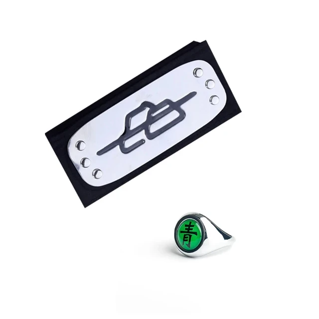 Akatsuki Rings 10-Piece Set - Naruto Cosplay Rings With Chain & Anti-Leaf Headband 11 thumbnail image