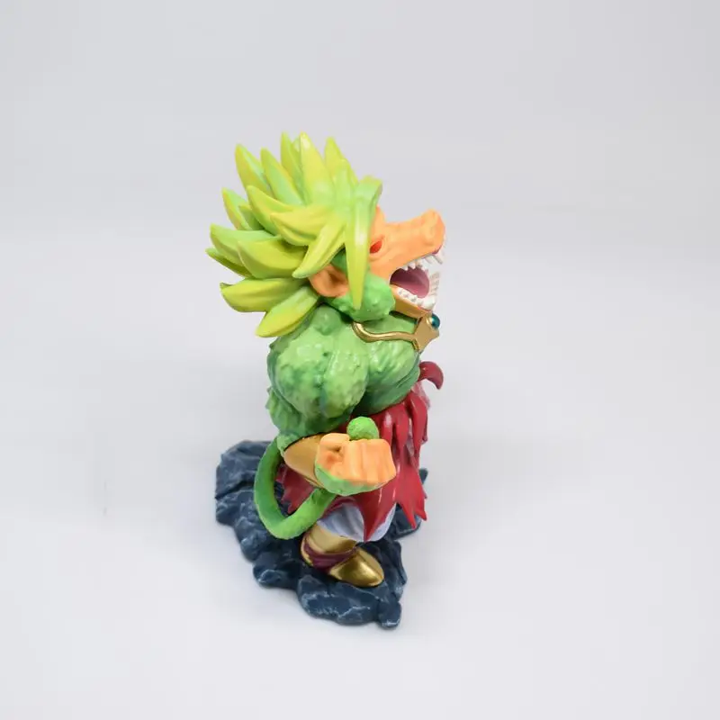 New 15CMSuper Saiyan Great Ape Broly Blonde Model Ornament Figure Majestic and handsome