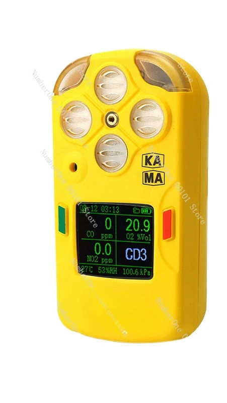 Optical coal mine portable CD4 multi parameter gas concentration gas flow detector CD3 three in one four in one alarm device