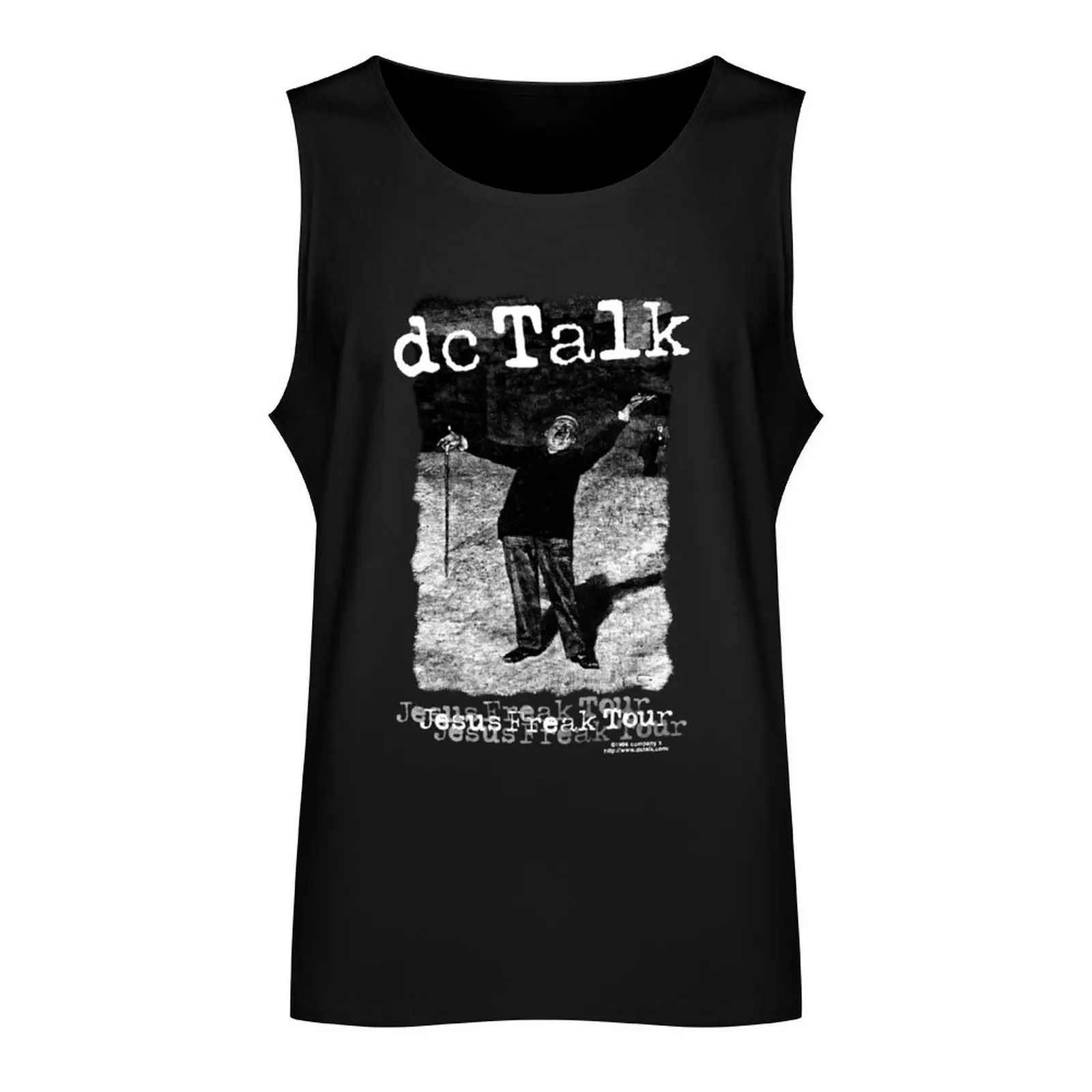 Vtg 1996 DC TALK T Shirt Promo Jesus Freak Tour Concert Alternative Rock Christian Rap Hip Hop Band Usa Tops Tank Top