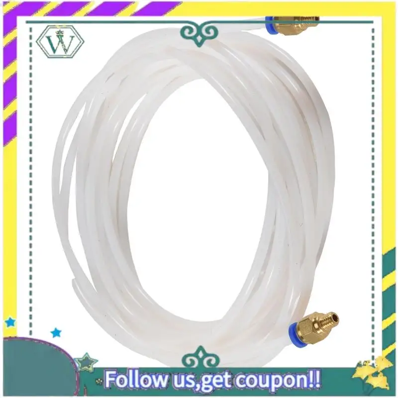 

A28Q-5 Meters PTFE PTFE Bowden Tube With 2PCS PC4-M6 Fitting For 1.75Mm Filament Creality 3D Printer Bowden Hotend