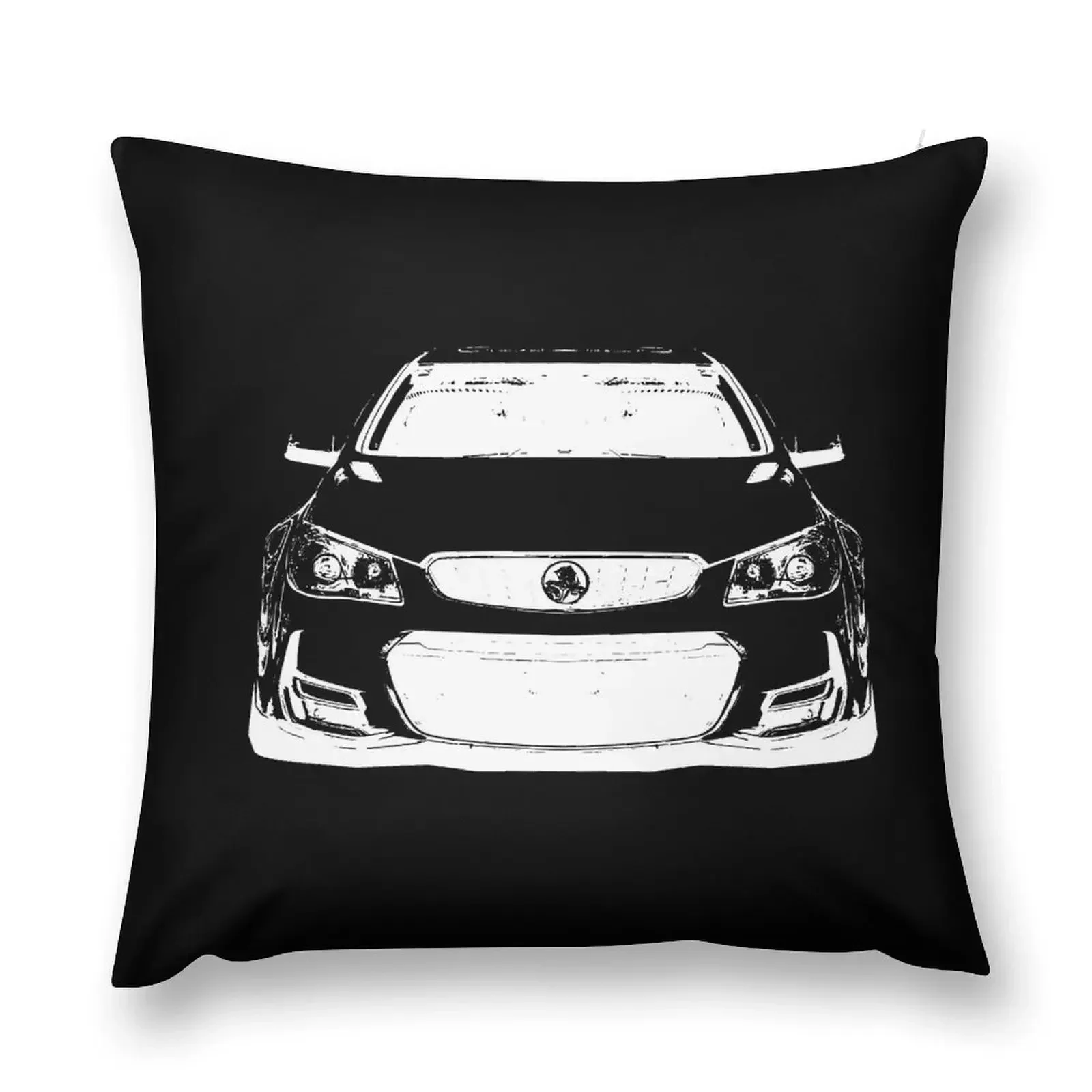 Holden VF SS Front White Throw Pillow Cushion Cover Plaid Sofa pillow