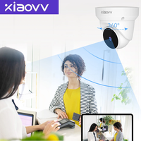 XIAOVV 4MP WiFi Dome Security Camera With Children Pet Outdoor Indoor PTZ Rotation Easy Install Two-way Talk Motion Alarm Messag