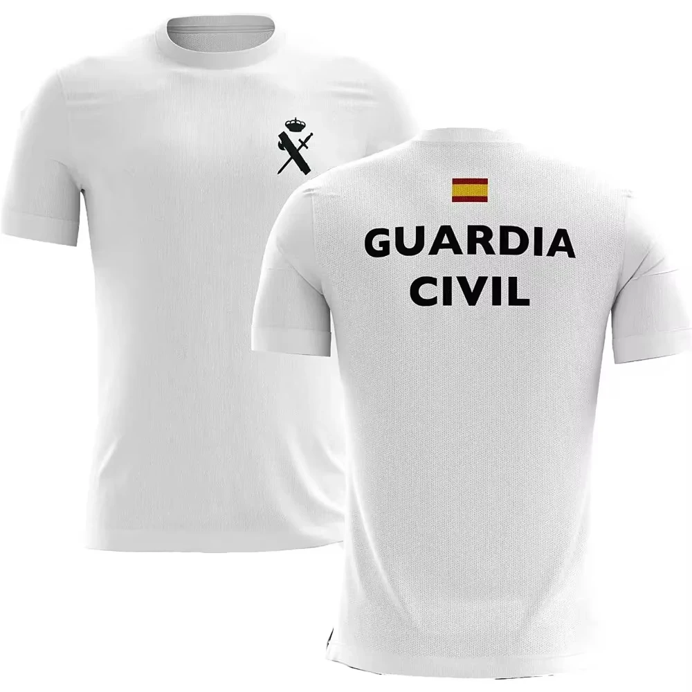 Spain Guardia Civil Espanola T-Shirt Cotton O-Neck Summer Short Sleeve Casual Mens T-shirt Size Tops Tee 2026 New