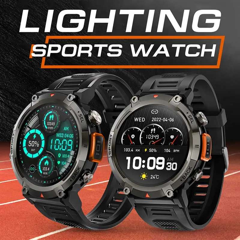 Montre connectée de sport pour homme, étanche IP68, appel BT, montre intelligente électronique pour homme, Android, iOS, nouveau