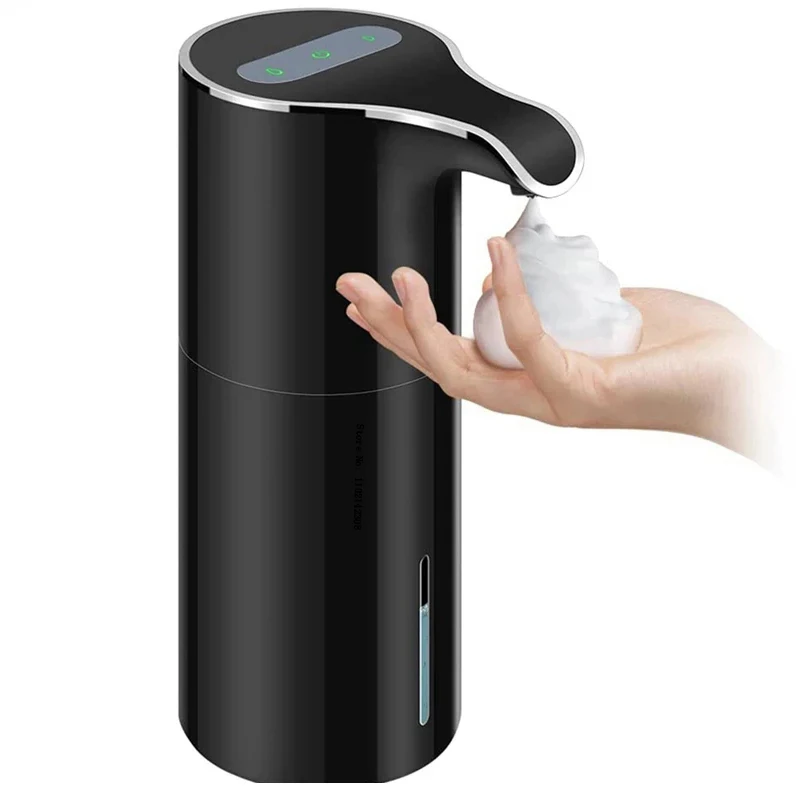 New Zai Xiao Soap Dispenser Automatic Touchless Soap Dispenser USB Rechargeable Electric Soap Dispenser 450ML Black Foam Soap Di