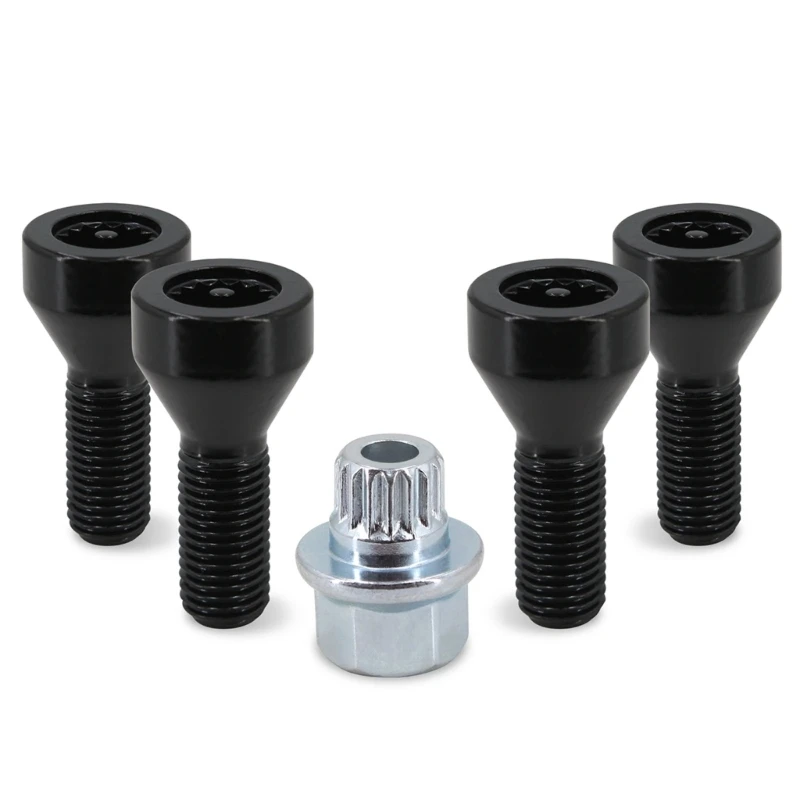 

Vehicle High Accurate Wheel Locking Bolts M12x1.5 For 325 328I 525I 528I With 24Mm Thread Length 36136786419 36131180882 D7YA