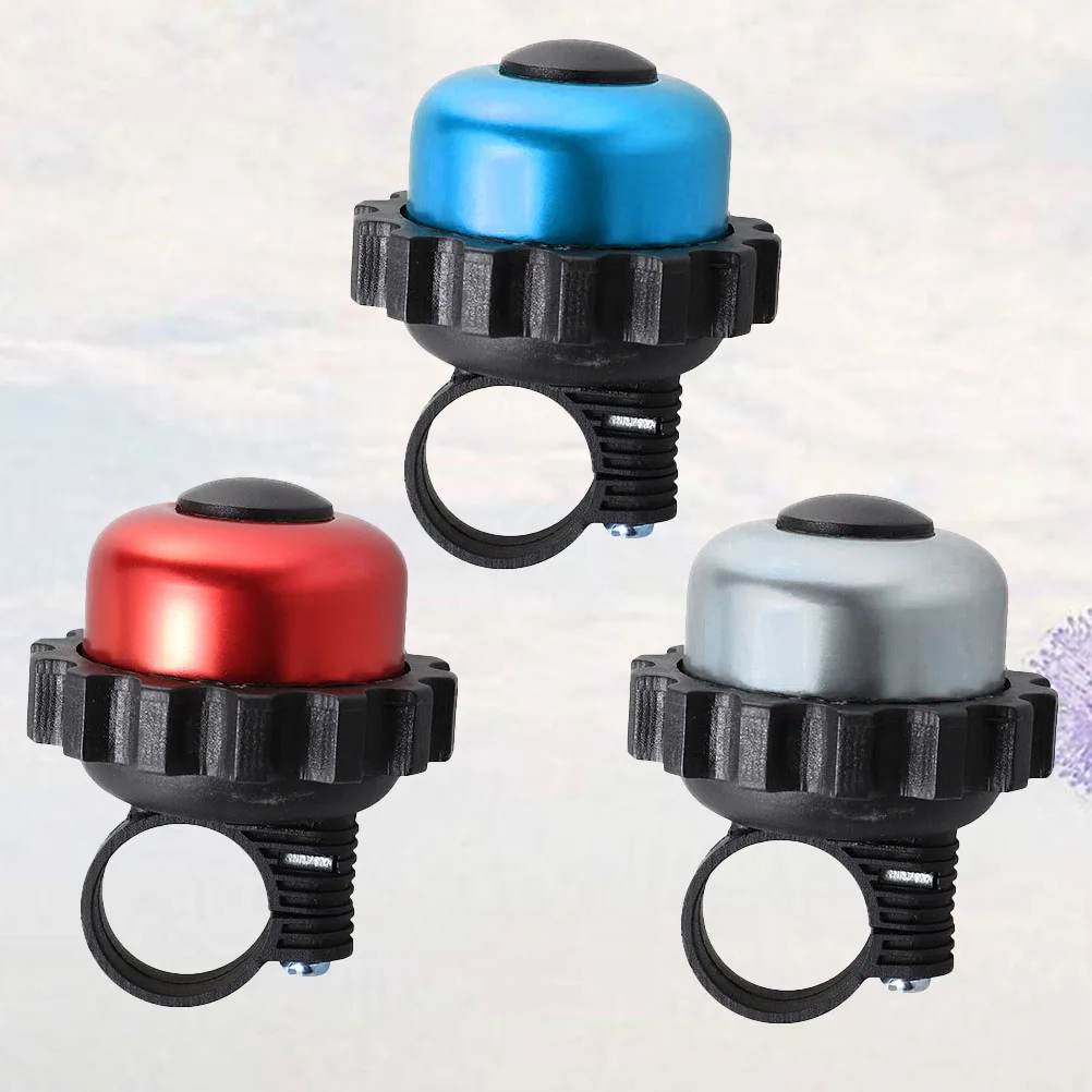 

3pcs Rotating Bell for Bike Aluminum Alloy Loud Horn Bicycle Accessories Vintage Anti-Rust Durable Warning Bell for Mountain
