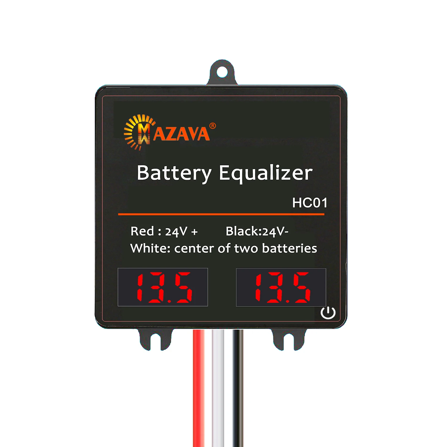 Mazava HC01 LED Display Battery Equalizer for 2 x 12V Batteries Balancer 2S Active Voltage Lead Acid  Li li-ion LiFePO4 Battery
