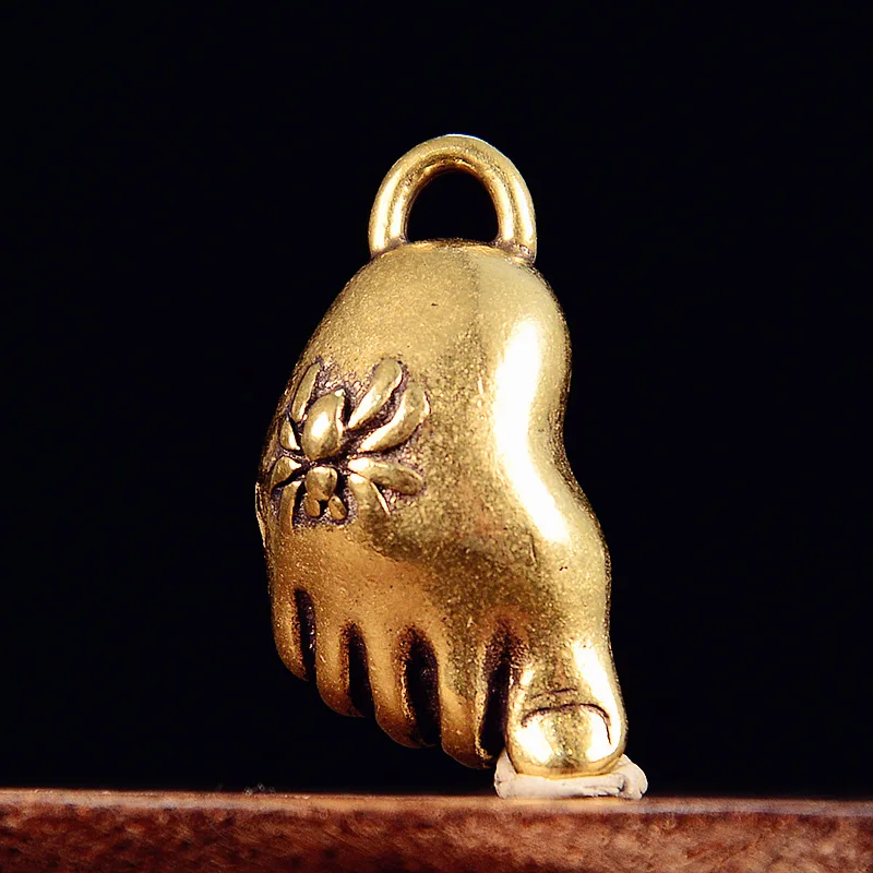 Porte-clés en laiton fait à la main, pendentif, ornement