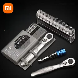 Xiaomi Multifunctional Mini Ratchet Wrench Screwdriver Bit Set Special Shaped Lotted Phillips Screwdriver Household Hand Tools