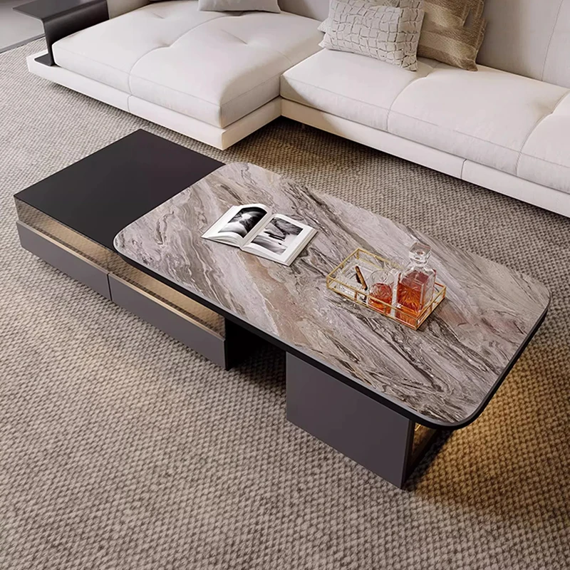 حامل تلفاز فاخر مصمم للترفيه منظم تخزين عالمي طاولة تلفزيون أدراج حديثة أثاث منزلي إسكندنافي أرشيفادوريس