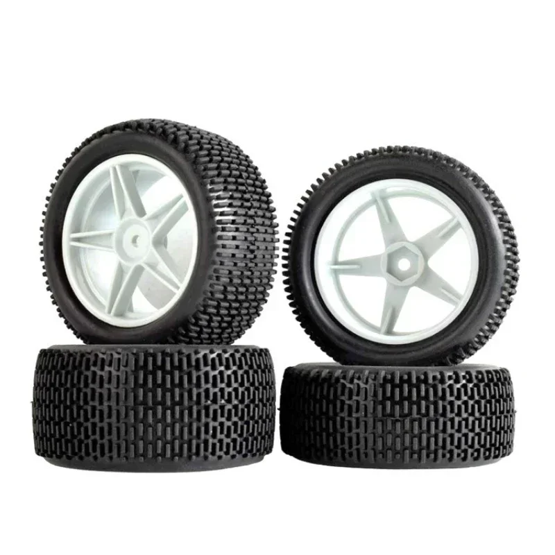 4 unidades 85 mm pneus roda para Wltoys 144001 -02 124019 104001   Peças de atualização de carro RC 1/10 1/12 Escala 1/14 Buggy off road