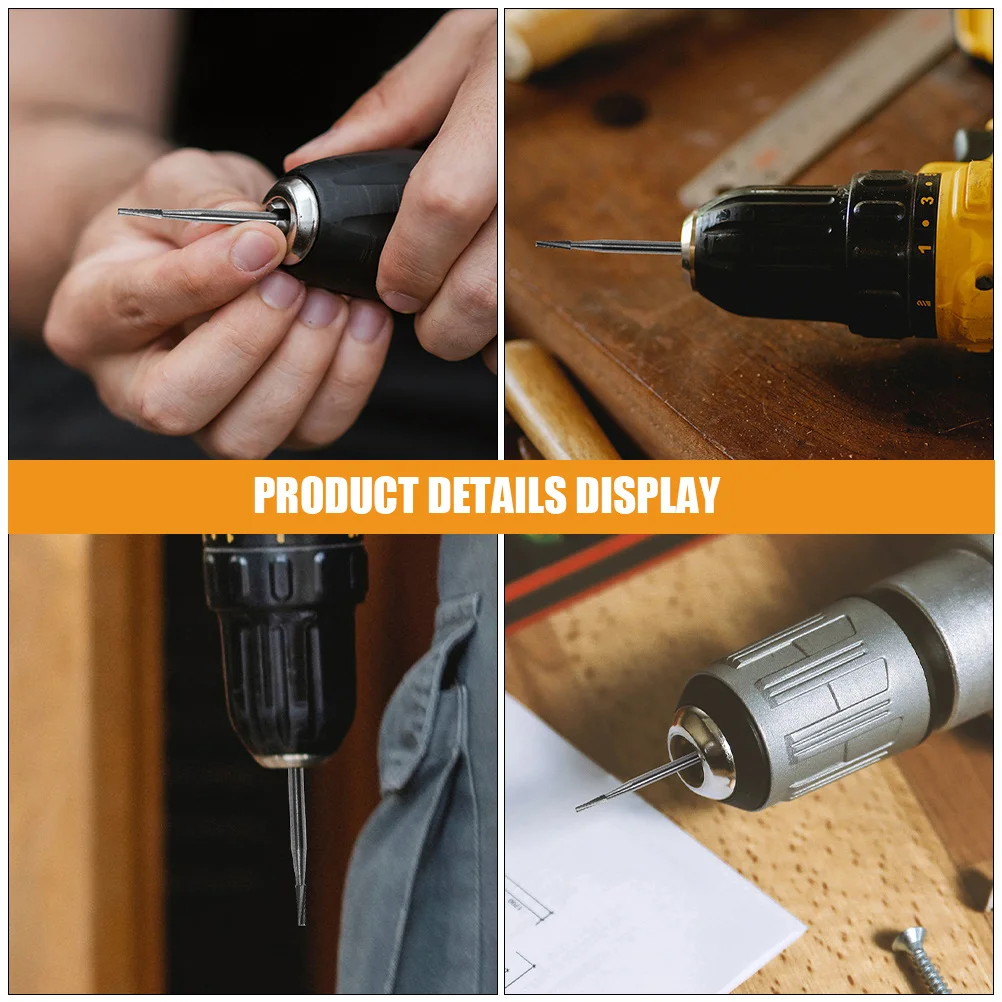 

3Pcs Tungsten Carbide Auto Glass Chip Repair Drill Bit Set Car Windshield Crack Repair Kit Electric Grout Removal Tool