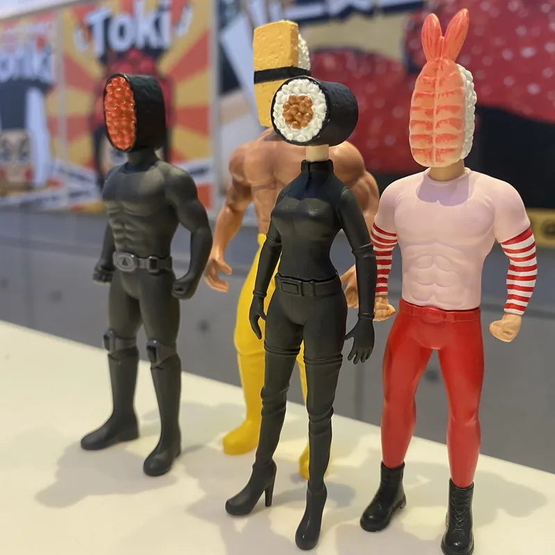 在庫あり 日本製 ケネレファント 寿司侍 ミニチュア 日本食テーマ アクションフィギュア デコレーション コレクション 装飾 モデル玩具