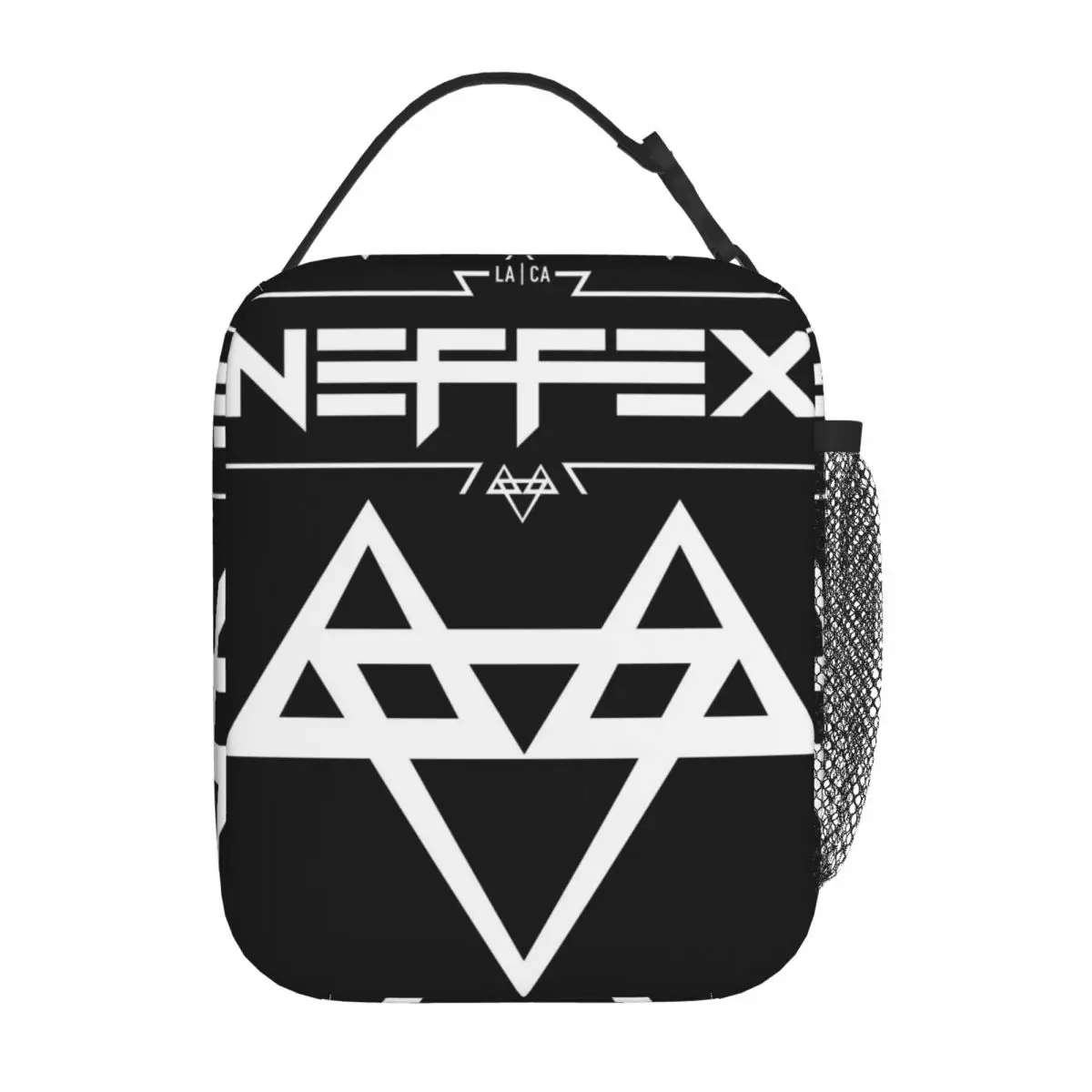 Neftex 2 Logo Witte Geïsoleerde Lunchtas Moderne Oxford Doek Reizen Verjaardagscadeau